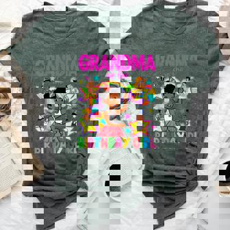 Grandma Of Birthday Girl Gracie Birthday Dolls Girl Party Bella Canvas T-shirt | Mazezy