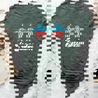 Groovy Freedom 4Th Of July Matching Couples Bella Canvas T-shirt | Mazezy