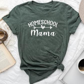 Homeschool Mama Home Schooler First Day Of School Homeschool Bella Canvas T-shirt - Thegiftio UK