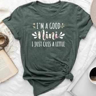 I'm A Good Nini Grandma Nini Grandmother Bella Canvas T-shirt - Thegiftio UK