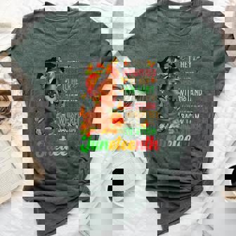 Junenth I Am The Storm Black Black History Month Bella Canvas T-shirt | Mazezy