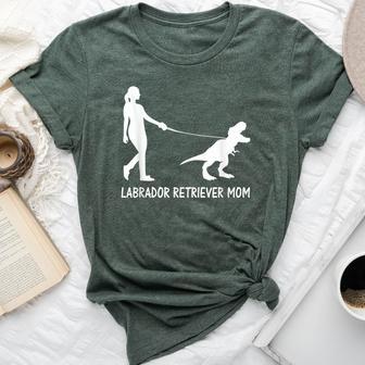 Labrador Retriever Mom Lab Mama Dog Dinosaur Mother Bella Canvas T-shirt - Thegiftio UK
