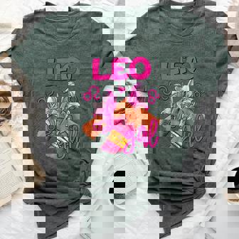 Leo Girl Birthday Sneakers Zodiac Sign Bday Girl Bella Canvas T-shirt | Mazezy