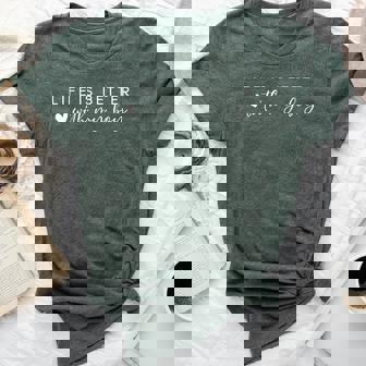 Life Is Better With My Boys Girls Cute Mom For Women Bella Canvas T-shirt | Mazezy