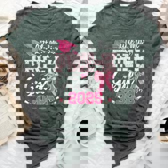 Little Miss Pre-K Grad 2025 Coquette Preschool Graduation Bella Canvas T-shirt | Mazezy