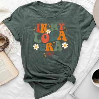 In My Lola Era Retro Groovy Family For Grandma Mother's Day Bella Canvas T-shirt - Thegiftio UK