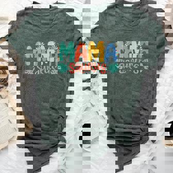Mama Saurus Dinosaur Birthday Family Matching Bella Canvas T-shirt | Mazezy