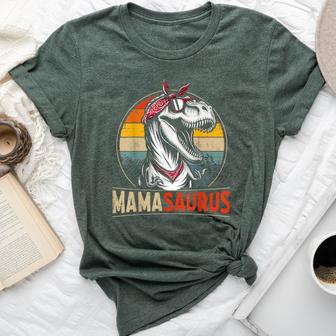 Mamasaurus Dinosaur Mom For Christmas Birthday Bella Canvas T-shirt - Thegiftio UK