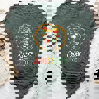 Miss Junenth Freedom Black American African Toddler Girl Bella Canvas T-shirt | Mazezy