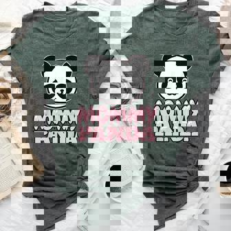 Mom Panda Bear Mother's Day Mommy Panda Bella Canvas T-shirt - Seseable