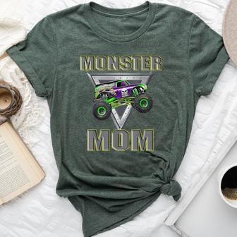 Monster Truck Mom Monster Truck Lovers Bella Canvas T-shirt - Thegiftio UK