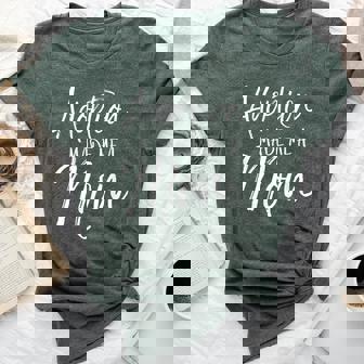 Mother's Day For Adoptive Moms Adoption Made Me A Mom Bella Canvas T-shirt | Mazezy