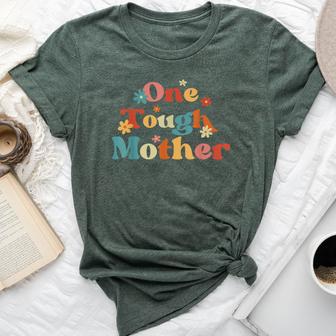 One Tough Mother Strong Mama Cute Retro Mom Mother's Day Bella Canvas T-shirt - Thegiftio
