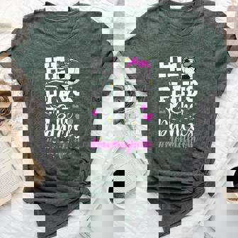 He Plays She Dances Mom Of Both Dance And Soccer Mom Bella Canvas T-shirt - Thegiftio