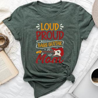 Proud Bass Guitar Mom For Mother's Day Bella Canvas T-shirt - Thegiftio UK