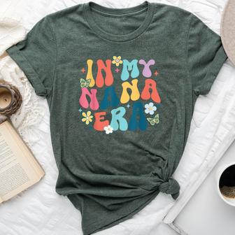 Retro Groovy In My Nana Era Happy Mother's Day Bella Canvas T-shirt - Thegiftio UK