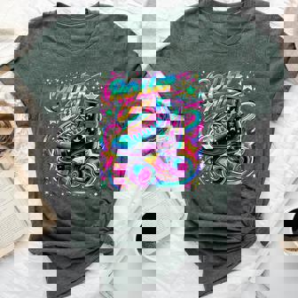 Roller Girl Skater 90S 80S Skating Vintage Skates Bella Canvas T-shirt | Mazezy