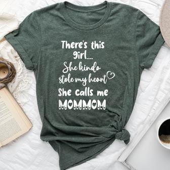 Special Grandma Grandmother This Girl Calls Me Mommom Bella Canvas T-shirt - Thegiftio UK