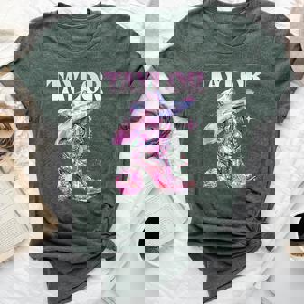 Taylor Outfit Disco Pink Cowgirl N Girls Name Bella Canvas T-shirt | Mazezy