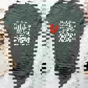 That's My Bubba Football Sister Of A Football Player Bella Canvas T-shirt | Mazezy