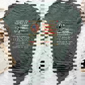 Veterans Day 2025 Usa Memorial Day Red Poppy Flower Military Bella Canvas T-shirt - Thegiftio UK