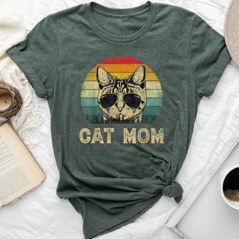 Vintage Cat Mom Cat Lovers Mommy Mother's Day Bella Canvas T-shirt - Thegiftio UK