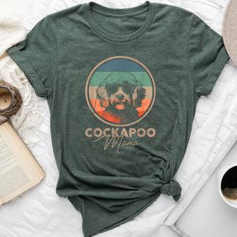 Vintage Cockapoo Girls Puppy Mom Dog Mama Lover Paw Bella Canvas T-shirt - Thegiftio UK