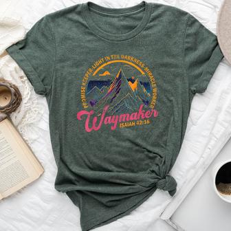 Waymaker Vintage Promise Keeper Miracle Worker Christian Bella Canvas T-shirt - Thegiftio UK