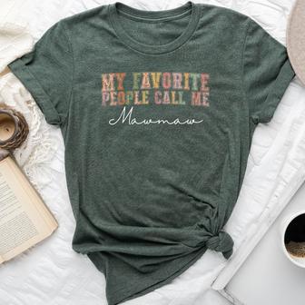 Wildflowers Mawmaw Floral Mother's Day Mawmaw Bella Canvas T-shirt - Thegiftio UK