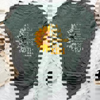 In A World Of Grandmas Be A Kiki Special Grandma Bella Canvas T-shirt | Mazezy