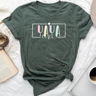 Yaya Life Yaya Grandma Retro Mother's Day Yaya Bella Canvas T-shirt - Thegiftio UK