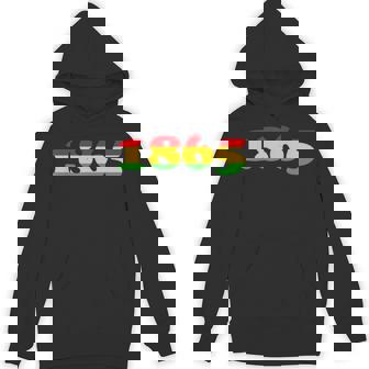 1865 Junenth Black History Month Freedom Hoodie | Mazezy