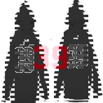 39 ナンバー カレッジスタイル ヴィンテージ 赤 白 日本国旗 パーカー - Kawaiitshirt