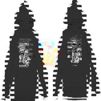 4Th Of July Hotdog Independence Day Patriotic Fourth Of July Hoodie | Mazezy