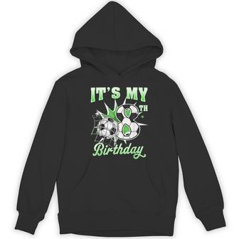 8 Year Old It's My 8Th Birthday Soccer Ball For Boys Hoodie - Thegiftio UK