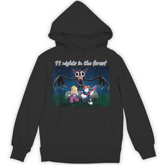 99 Nights Halloween Gamer Deer In The Forest Hoodie - Thegiftio UK