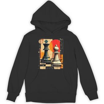 Abstract Chess Artistic Hoodie - Thegiftio UK