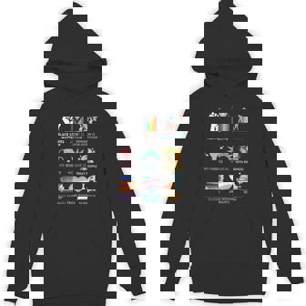Ally Anti Trump Liberal Blm Love Is Love Banned Books Icons Hoodie - Monsterry