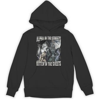 Alpha In The Streets Kitten In The Sheets Hoodie - Thegiftio UK