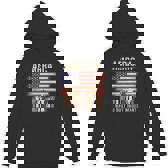 America Was Built By Immigrants Diversity Immigration Rights Hoodie - Thegiftio