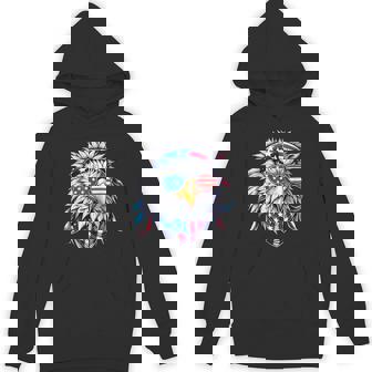 American Flag Bald Eagle Patriotic Eagle 4Th Of July Usa Hoodie - Thegiftio