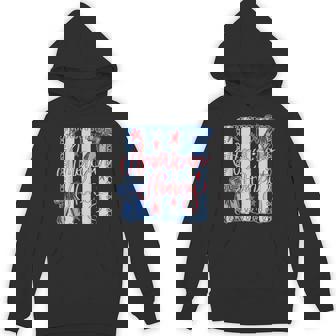 American Honey Coquette Bow Patriotic Freedom 4Th Of July Hoodie - Thegiftio