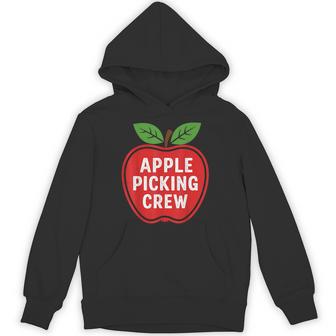 Apple Picking Crew Harvest Coolest Apple In The Orchard Hoodie - Thegiftio UK