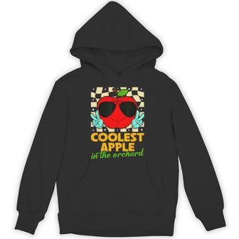 Apple Picking Day Harvest Coolest Apple In The Orchard Retro Hoodie - Monsterry