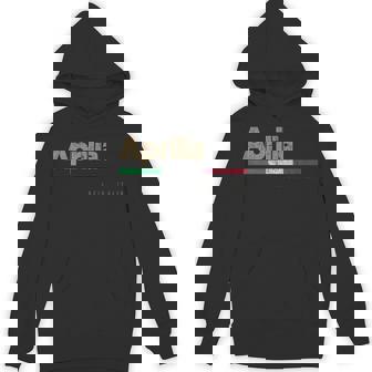 Aprilia イタリア都市レトロフラッグ イタリア パーカー - Kawaiitshirt