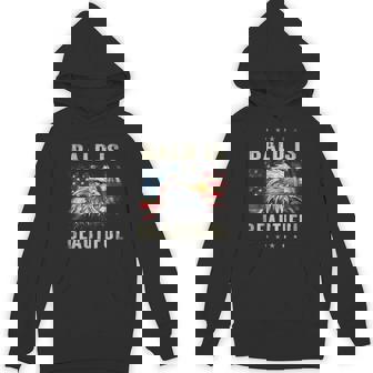 Bald Is Beautiful 4Th Of July Independence Day America Eagle Hoodie | Mazezy