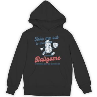 Take Me Out To The Ball Game Baseball Hoodie - Thegiftio UK