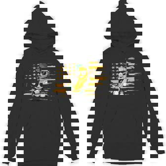 Graphic Bananas Proud Name Retro American Flag Bananas Lover Hoodie - Monsterry