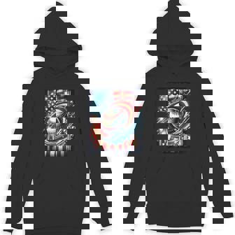 Baseball 4Th Of July Usa American Flag Patriotic Men Hoodie - Thegiftio UK