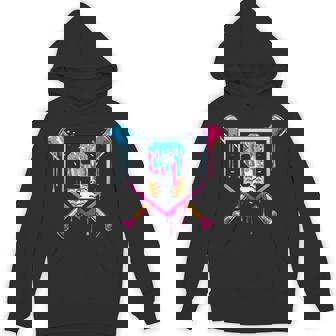 Baseball 9 Year Old Ice Cream Drip 9Th Birthday Boy 9 Hoodie - Thegiftio UK